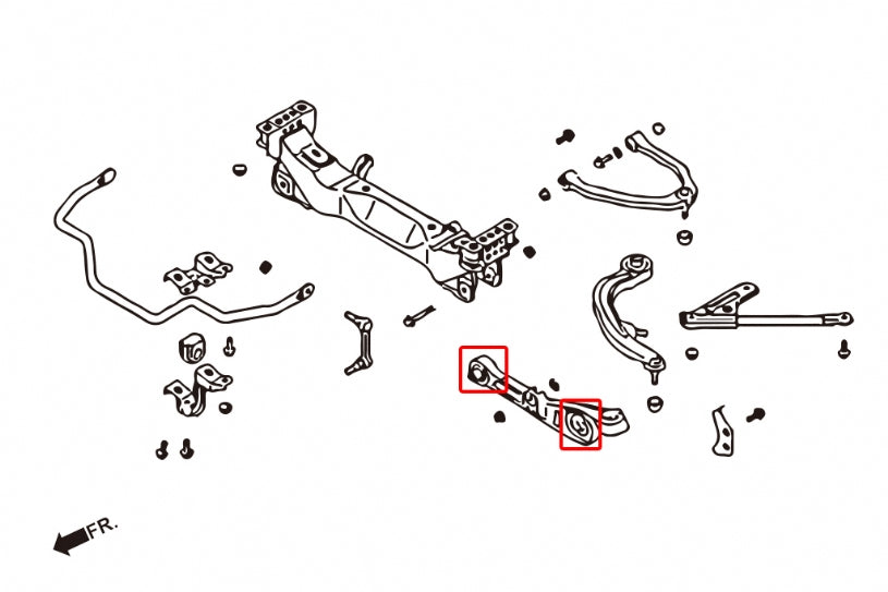 HARDRACE FRONT LOWER ARM BUSH HardRace
