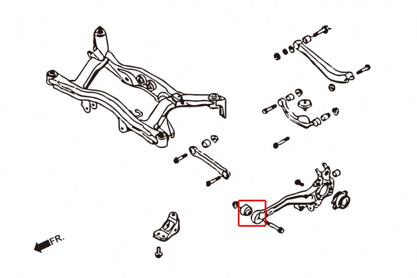 HARDRACE REAR TRAILING ARM BUSH HardRace