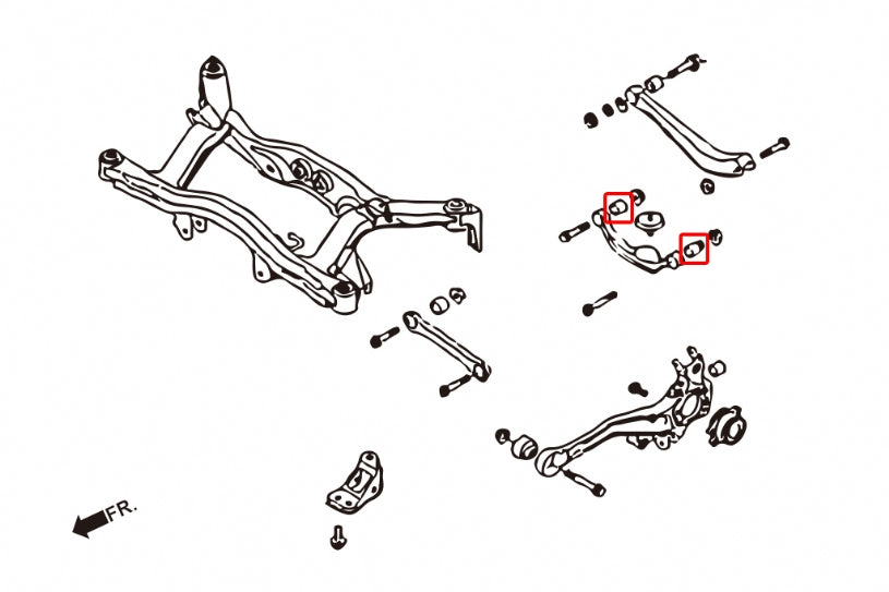 HARDRACE REAR UPPER ARM BUSH HardRace
