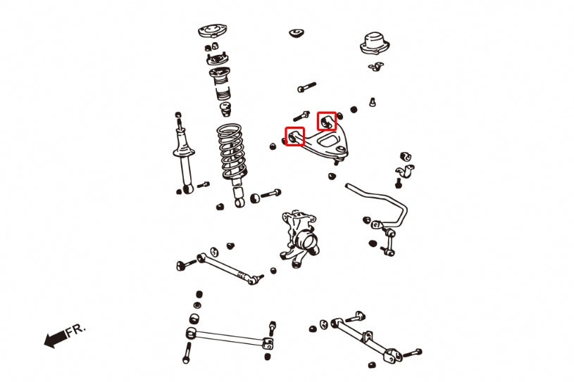 HARDRACE REAR UPPER ARM BUSH HardRace