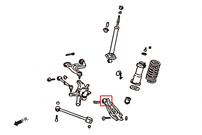 HARDRACE REAR LOWER ARM BUSH HardRace