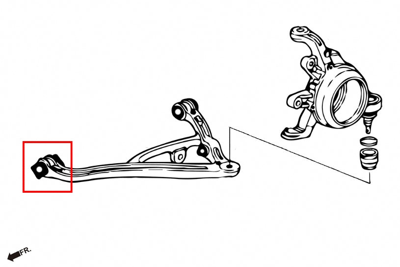 HARDRACE REAR LOWER ARM BUSH HardRace