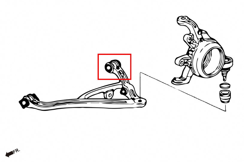 HARDRACE REAR LOWER ARM BUSH HardRace