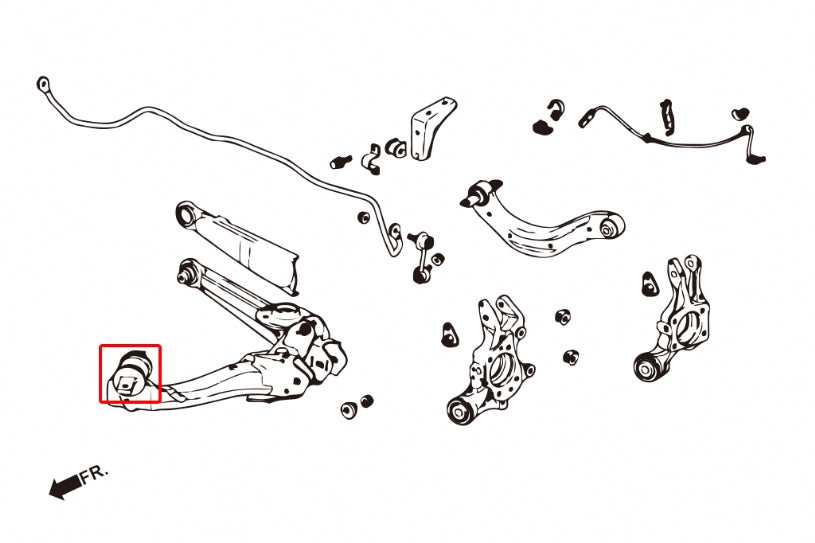 HARDRACE REAR TRAILING ARM BUSH HardRace