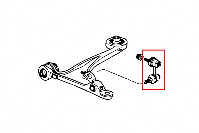 HARDRACE FRONT ANTI ROLL BAR LINK REINFORCED HardRace