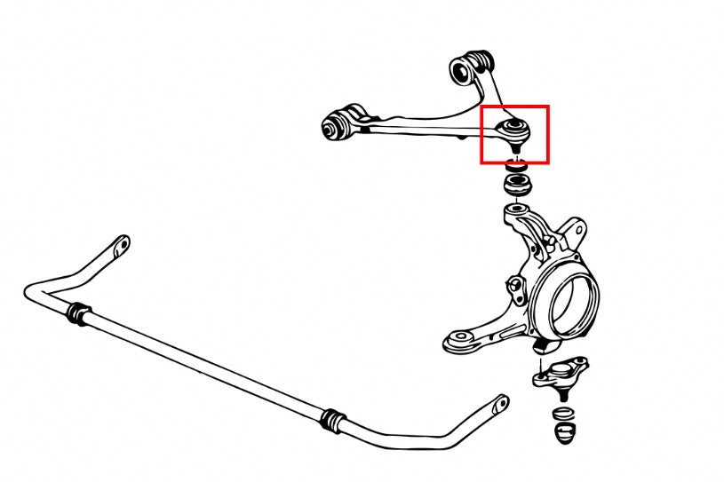 HARDRACE FRONT OR REAR UPPER ARM BALL JOINT HardRace
