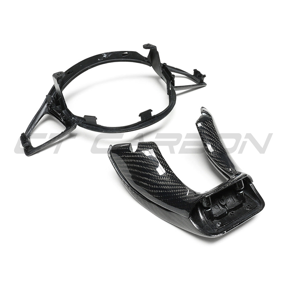 MERCEDES AMG CARBON FIBRE STEERING WHEEL TRIM