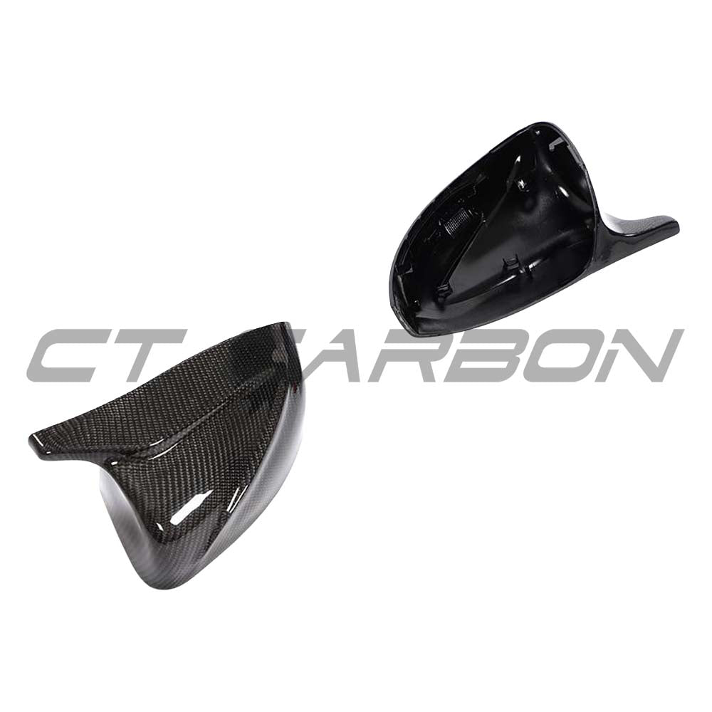 AUDI A3 S3 RS3 8V CARBON FIBRE MIRROR COVERS V2 - WITHOUT LANE ASSIST