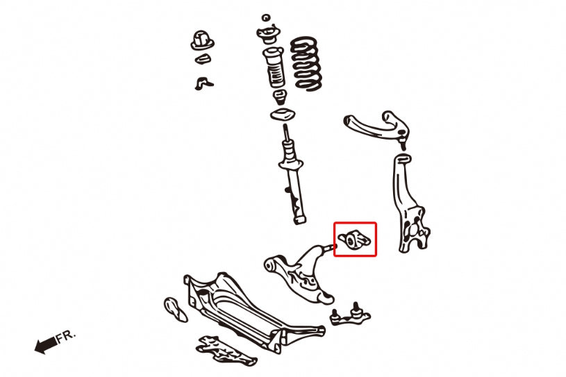 HARDRACE FRONT LOWER CONTROL ARM BUSH HardRace