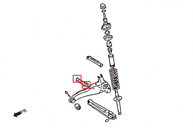 HARDRACE REAR TOE ARM BUSH HardRace
