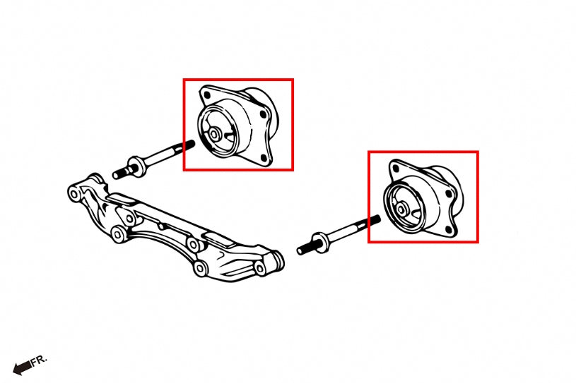HARDRACE REINFORCED DIFFERENTIAL MOUNT HardRace