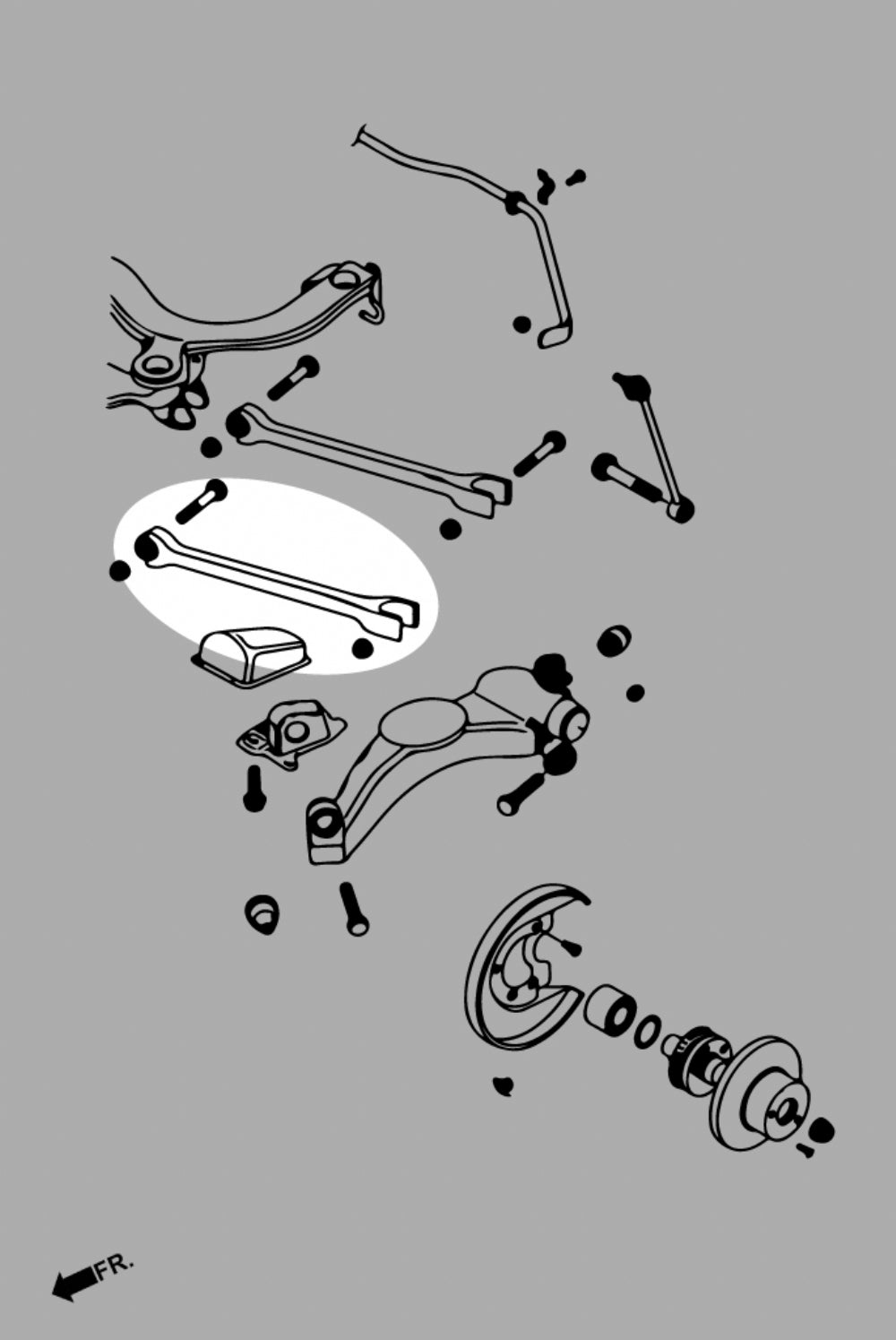 HARDRACE REAR CAMBER ARM ADJUSTABLE HardRace