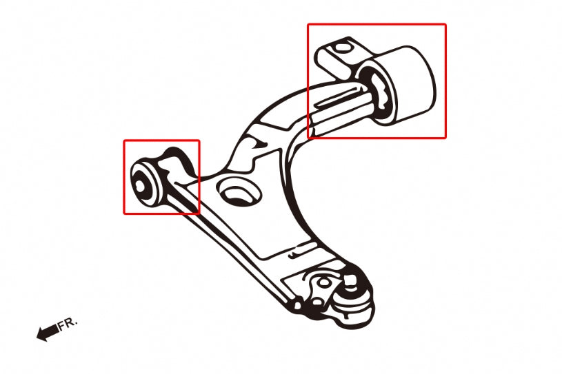HARDRACE FRONT LOWER ARM BUSH HardRace
