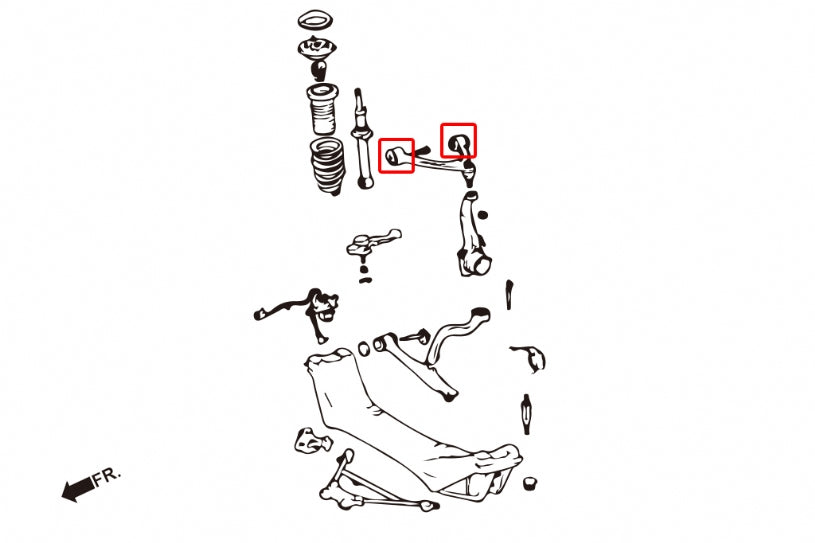 HARDRACE FRONT UPPER ARM BUSH HardRace