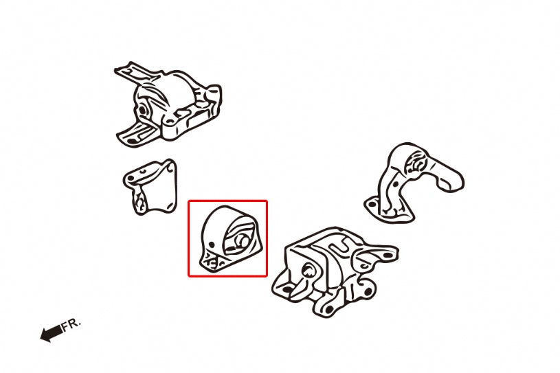 HARDRACE UPRATED ENGINE MOUNT HardRace