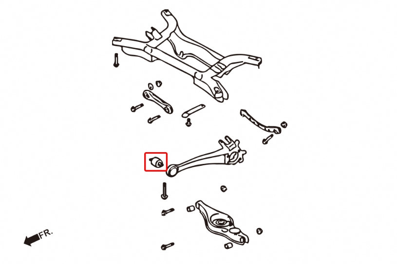 HARDRACE REAR TRAILING ARM BUSH HardRace