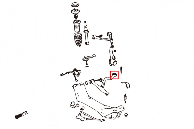 HARDRACE FRONT TENSION ROD BUSH HardRace