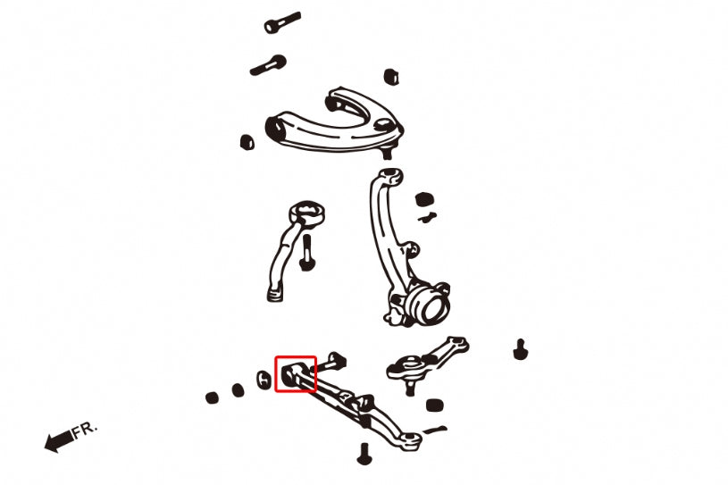 HARDRACE FRONT LOWER ARM BUSH HardRace