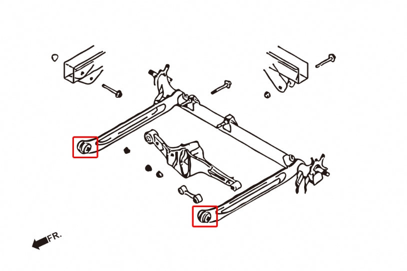 HARDRACE REAR BEAM BUSH HardRace