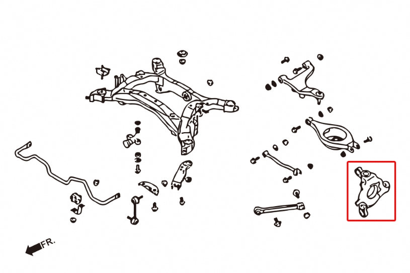 HARDRACE REAR KNUCKLE BUSH HardRace