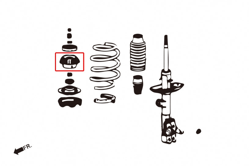 HARDRACE FRONT REINFORCED TOP MOUNT HardRace