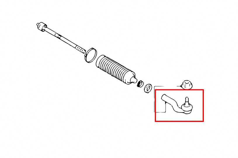 HARDRACE 557005A FROM 7274 (1PC) FOCUS MK2 ROD END HardRace
