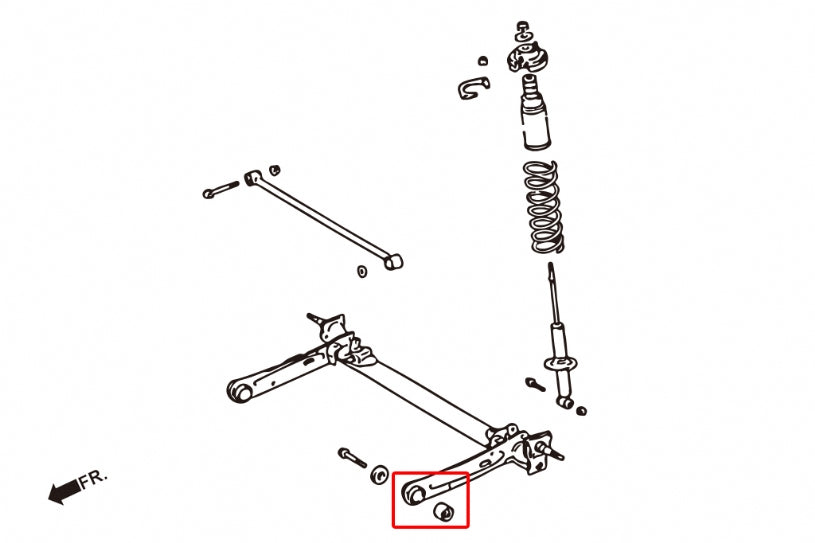 HARDRACE REAR TRAILING ARM BUSH HardRace