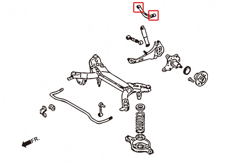 HARDRACE REAR UPPER ARM BUSH HardRace