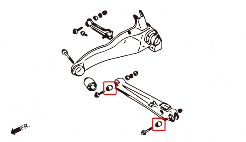 HARDRACE REAR LOWER ARM BUSH HardRace