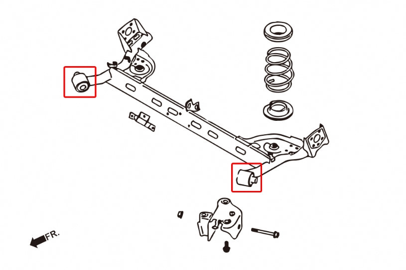 HARDRACE REAR AXLE MOUNTING BUSH HardRace