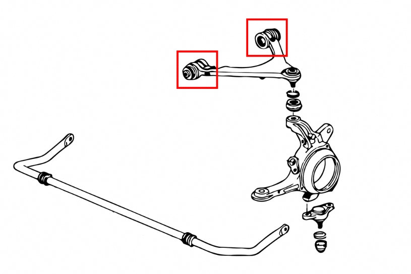 HARDRACE FRONT UPPER ARM BUSH HardRace