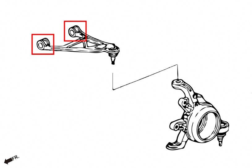 HARDRACE REAR UPPER ARM BUSH HardRace