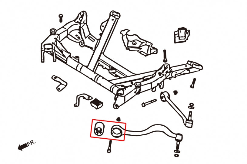 HARDRACE FRONT CONTROL ARM BUSH HardRace