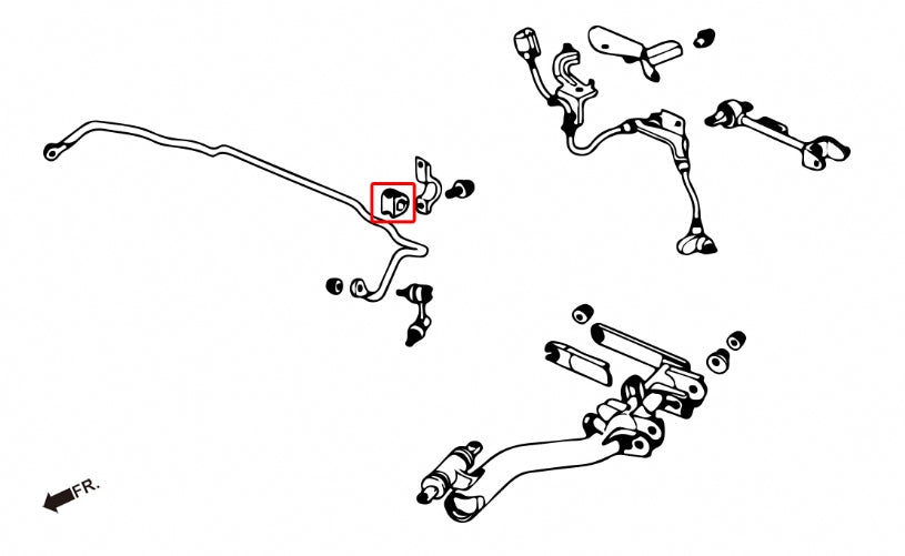 HARDRACE REAR ANTI ROLL BAR BUSH HardRace