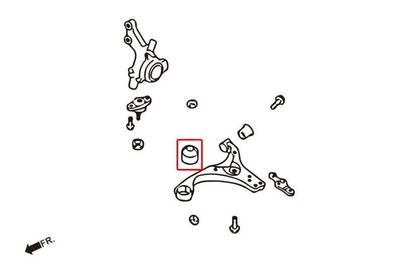 HARDRACE FRONT LOWER ARM BUSH HardRace