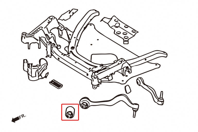 HARDRACE FRONT LOWER - FRONT ARM BUSH HardRace