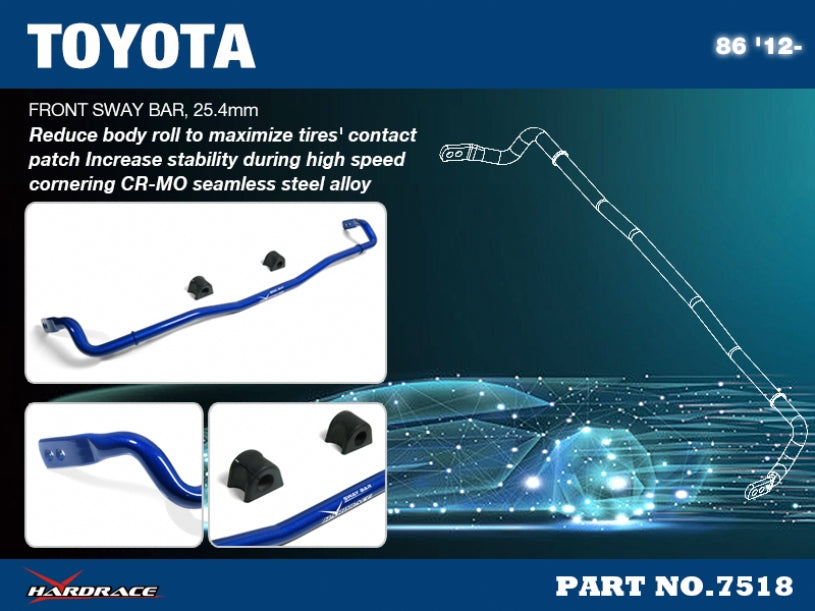 HARDRACE FRONT ANTI ROLL BAR HardRace