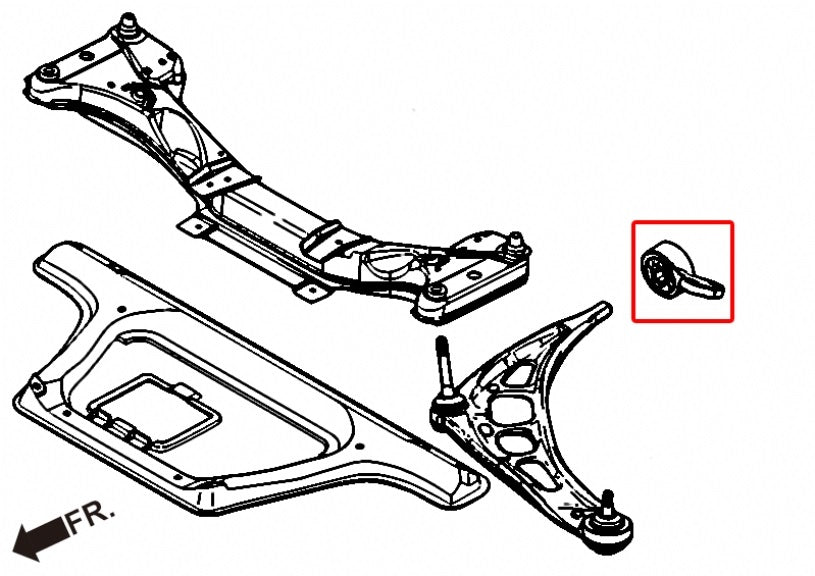HARDRACE FRONT LOWER ARM BUSH HardRace