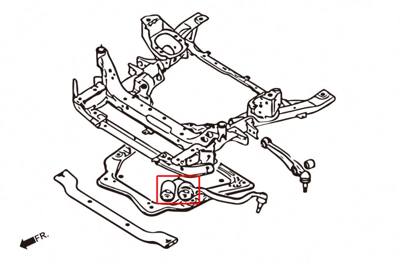 HARDRACE FRONT ARM FRONT LOWER BUSH HardRace