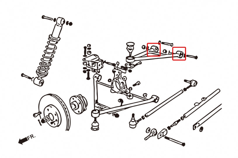 HARDRACE REAR UPPER ARM BUSH HardRace