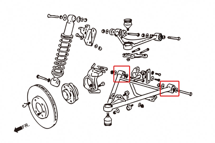 HARDRACE FRONT LOWER ARM BUSH HardRace