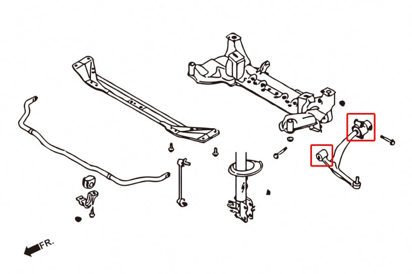 HARDRACE FRONT LOWER ARM BUSH HardRace