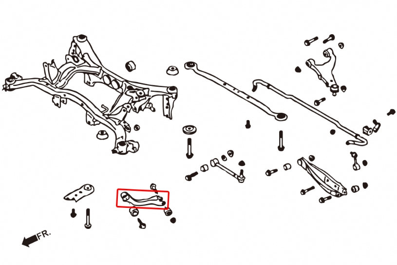 HARDRACE REAR TRACTION ROD HardRace