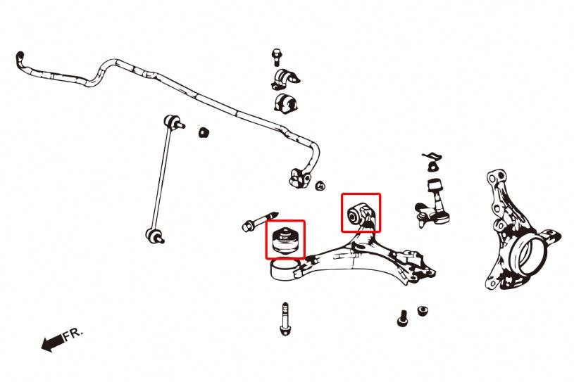 HARDRACE FRONT LOWER ARM BUSH HardRace