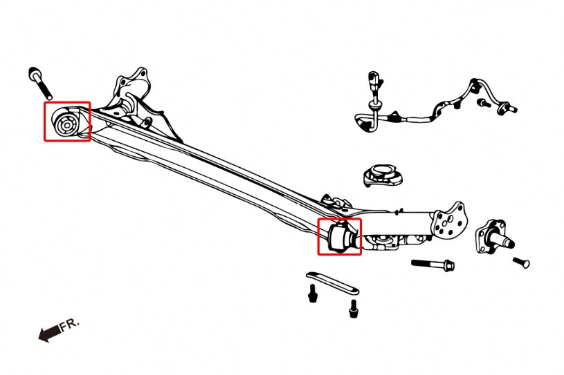 HARDRACE REAR TRAILING ARM BUSH HardRace
