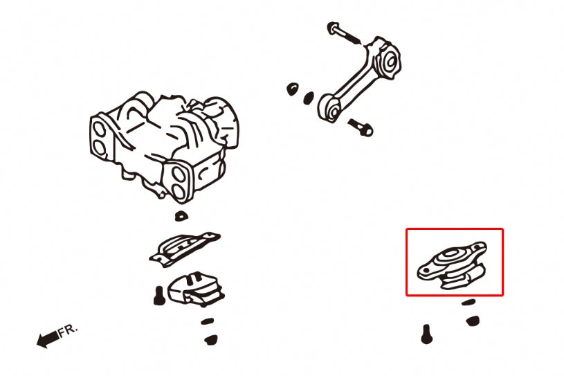 HARDRACE UPRATED ENGINE MOUNT HardRace