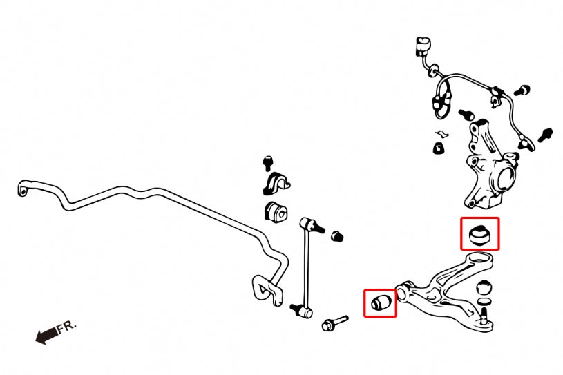 HARDRACE FRONT LOWER ARM BUSH HardRace