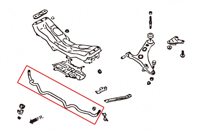 HARDRACE FRONT ANTI ROLL BAR HardRace
