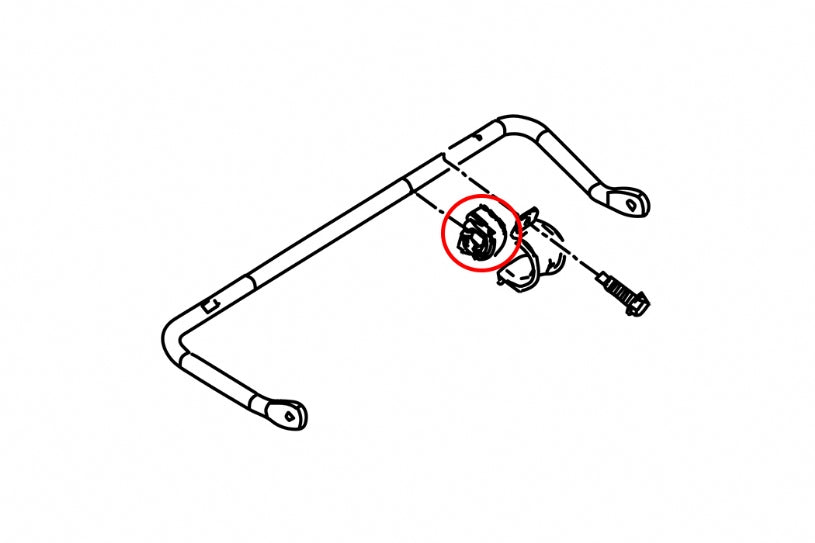 HARDRACE REAR ANTI ROLL BAR BUSH REINFORCED HardRace