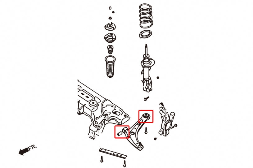 HARDRACE FRONT LOWER ARM BUSH HardRace